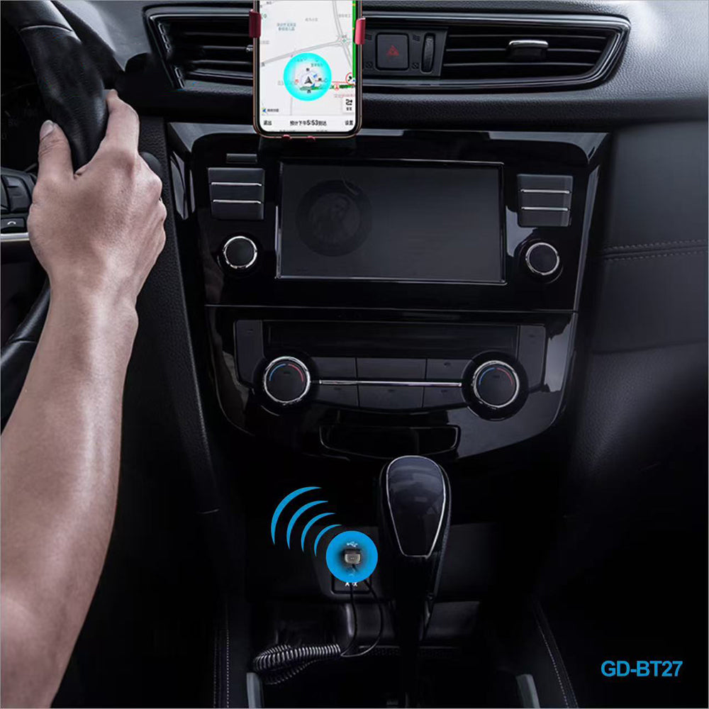 Go Des GD-BT27 Spiral Kablo Tasarımlı AUX Bluetooth 5.1 Adaptör Go Des GD-BT27 Spiral Kablo Tasarımlı AUX Bluetooth 5.1 Adaptör